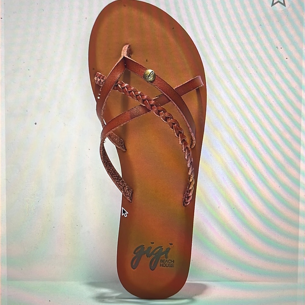 Zumiez Gigi;sandals; 9;black straps&brown soles (1st pic reference)